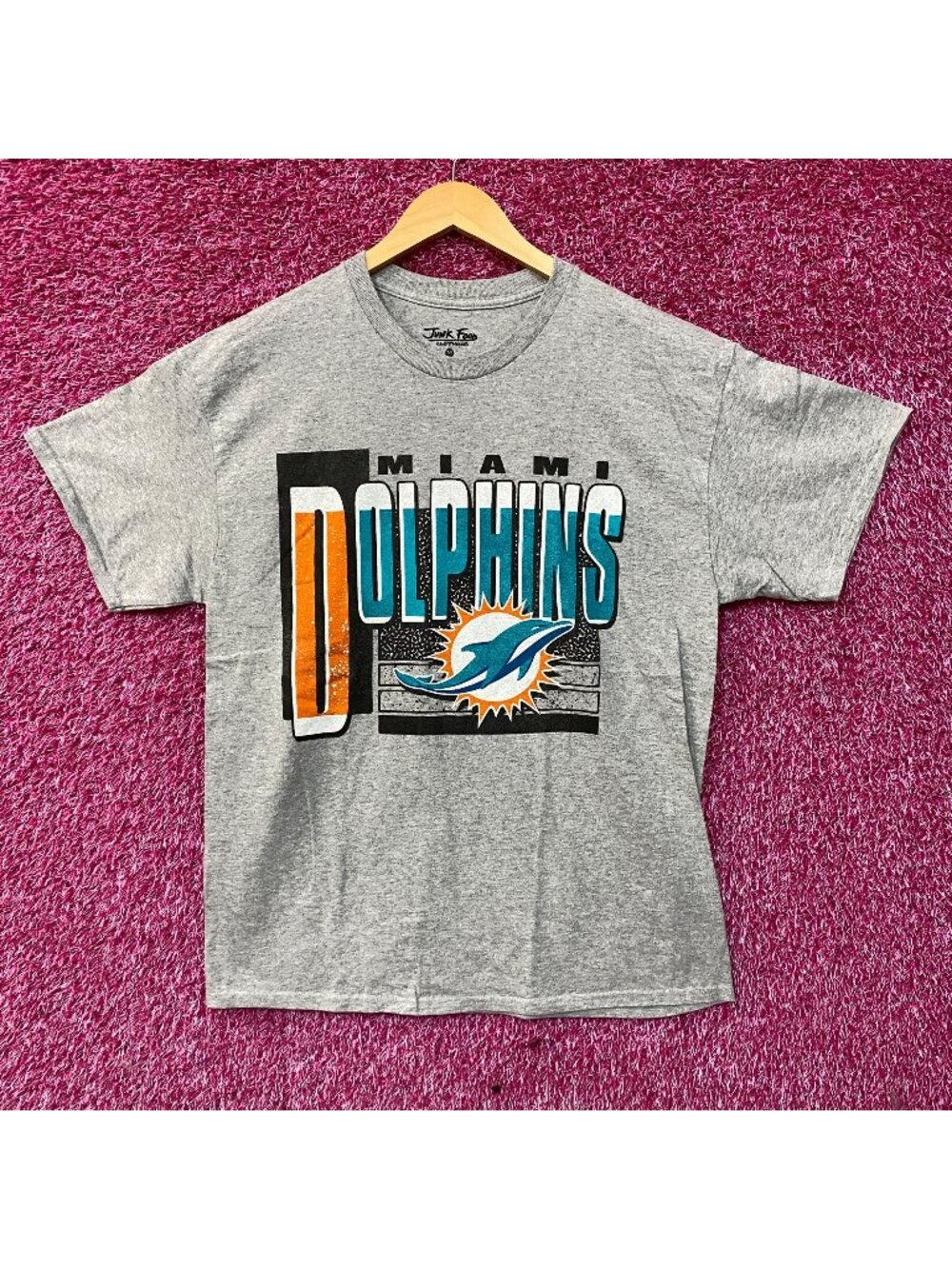 Junk Food Miami Dolphins Logo T-Shirt Medium